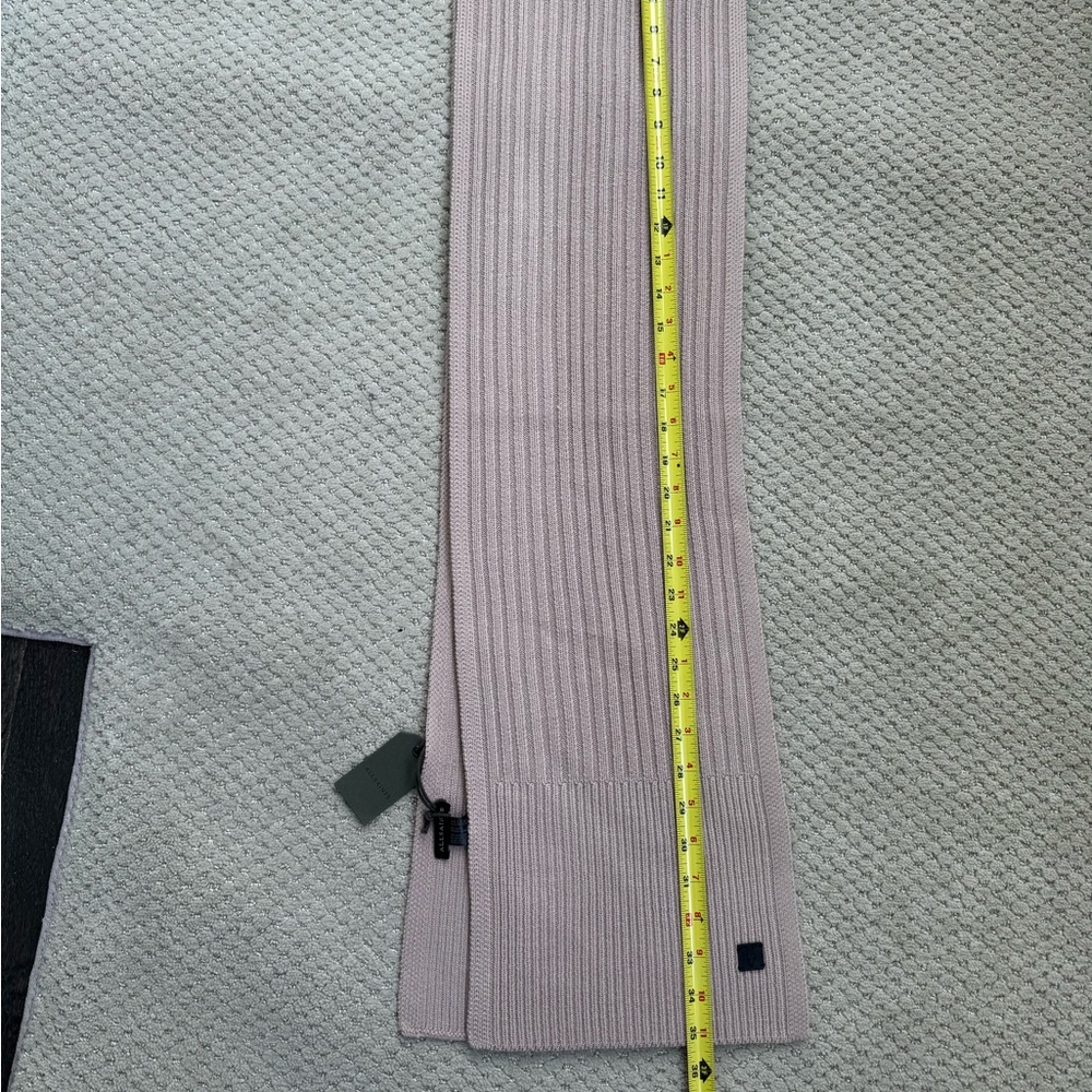 All Saints NWT Ribbed Knit Scarf - Pink - Picture 5 of 6